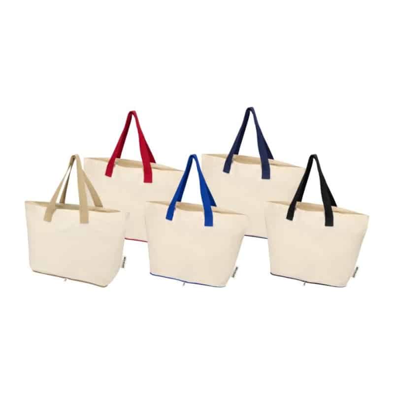 Bolsa Tote Plegable de Algodón y Poliéster Reciclados_3