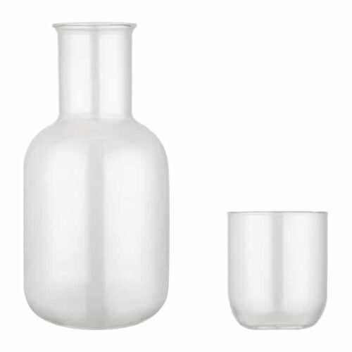 Set de Jarra de Cristal 850 ml con Vaso Mate 200 ml