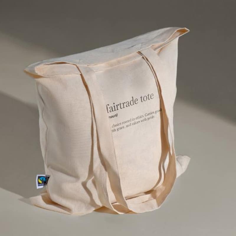 Bolsa Tote Algodón Fairtrade Personalizada