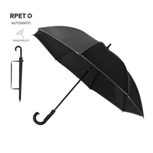 Paraguas Antiviento RPET 120 cm con Apertura Automática