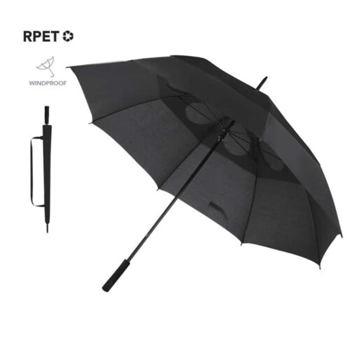 Paraguas Antiviento RPET 130 cm con Funda