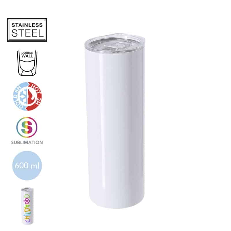 Vaso Térmico 600 ml para Sublimación