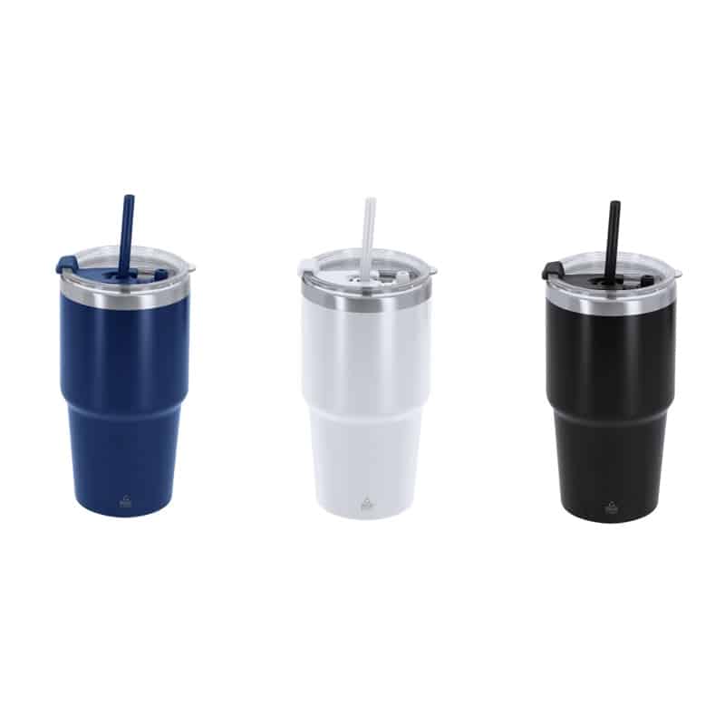 Vaso Térmico 650 ml en Acero Inoxidable Reciclado con Pajita_2