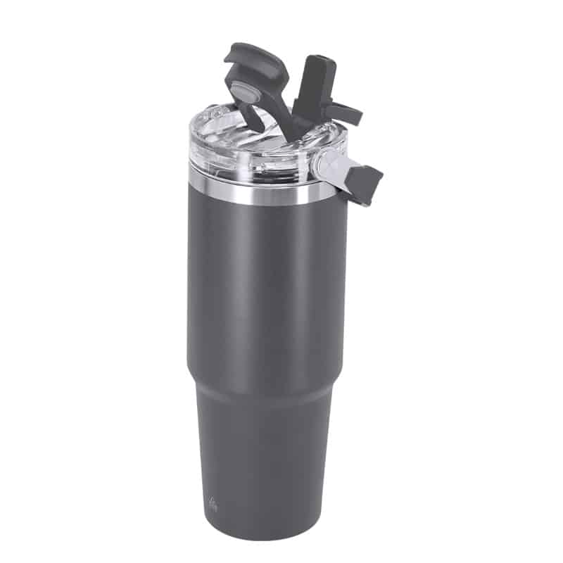 Vaso Térmico 900 ml en Acero Inoxidable Reciclado con Pajita