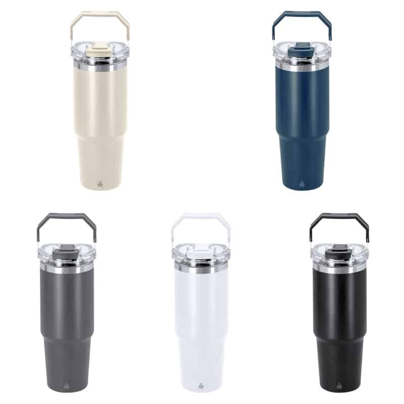 Vaso Térmico 900 ml en Acero Inoxidable Reciclado con Pajita_4