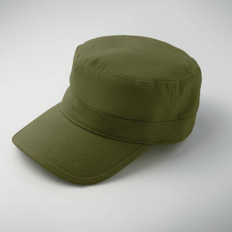 Gorra Militar de Algodón 260 g:m² con Cierre de Velcro_2