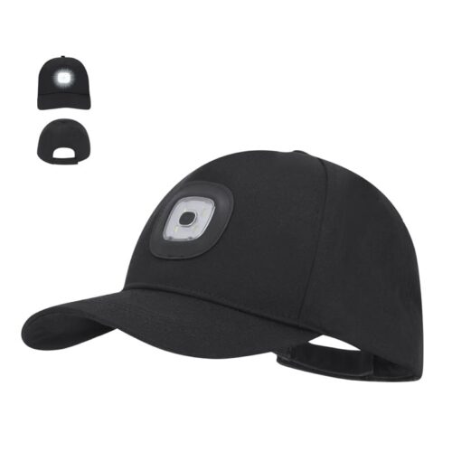 Gorra con Linterna LED Recargable Integrada