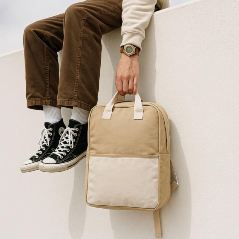 Mochila de Algodón Orgánico con Diseño Minimalista_4