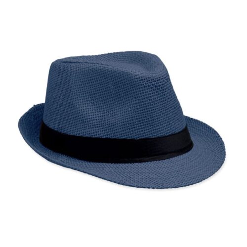Sombrero de Paja de Papel con Banda de Poliéster