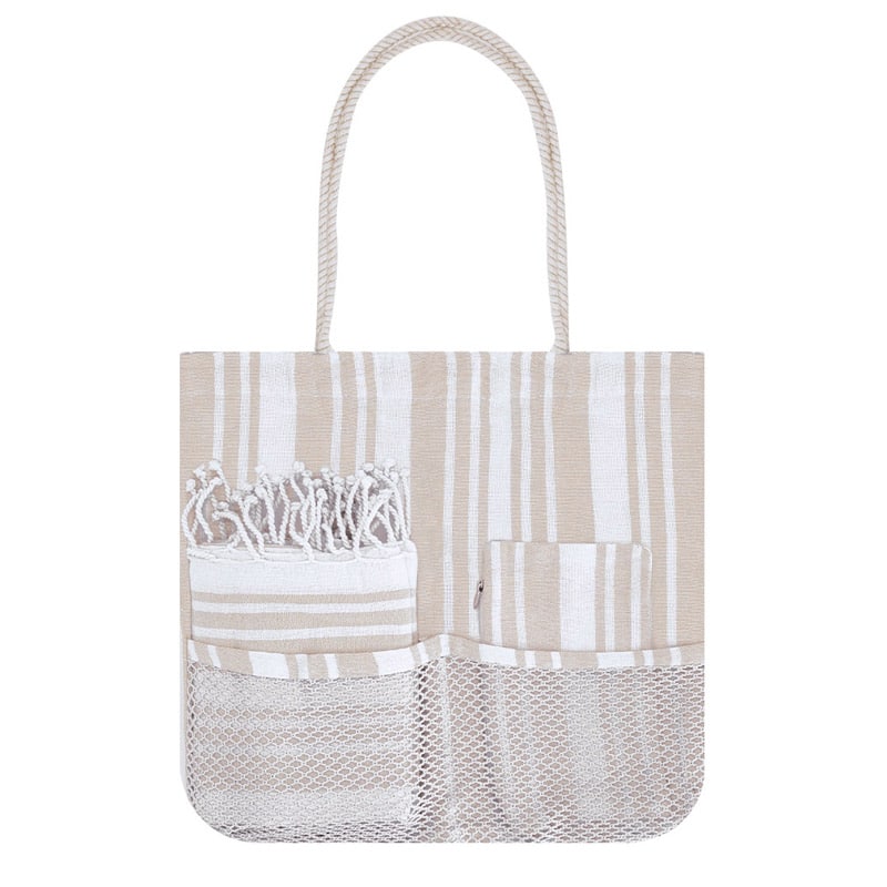 Set de Playa con Bolsa, Neceser y Pareo Personalizado