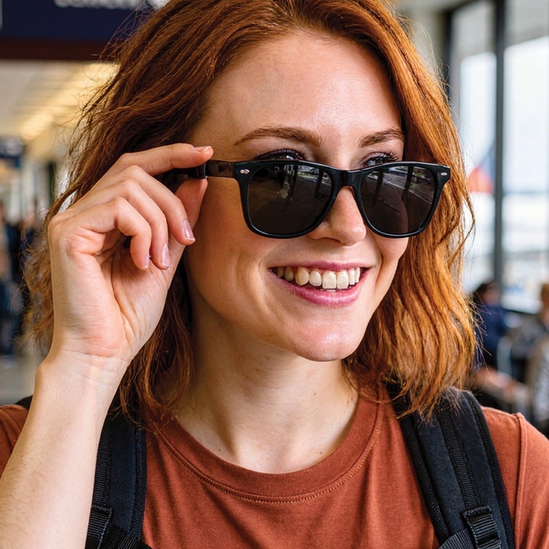 Gafas de Audio con IA y Traducción 100 Idiomas UV400_4