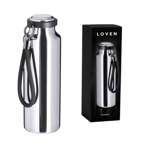 Bidón Térmico 480 ml Acero Reciclado Acabado Espejo BPA Free