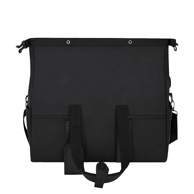 Bolso PU Roll-Top con Bandolera Ajustable e Identificador de Equipaje_2