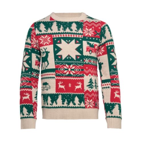 Jersey Navideño de Punto 100% Acrílico