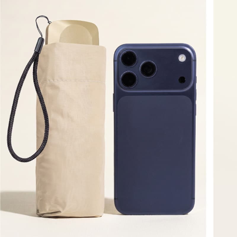 Miniparaguas de Bolsillo con Protección Solar UV